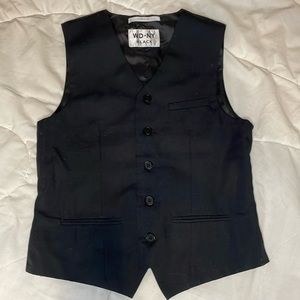 Size 14 Boys Lined Vest.  5 button dressy & sharp!
